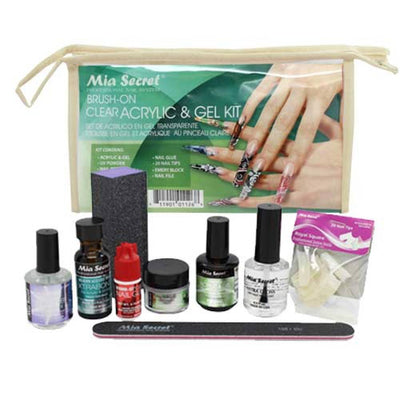 MIA SECRET - Brush-On Clear Acrylic & Gel Kit