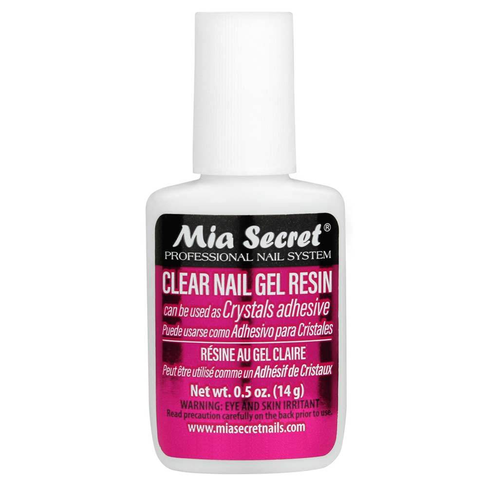 MIA SECRET - Brush-On Clear Nail Gel Resin 0.5oz.