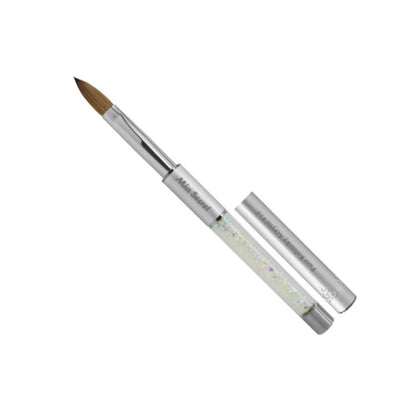 MIA SECRET - Premier Kolinsky Nail Brush #10 Silver