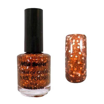 MIA SECRET Glitter Ink Nail Polish - Bronze 0.5oz.