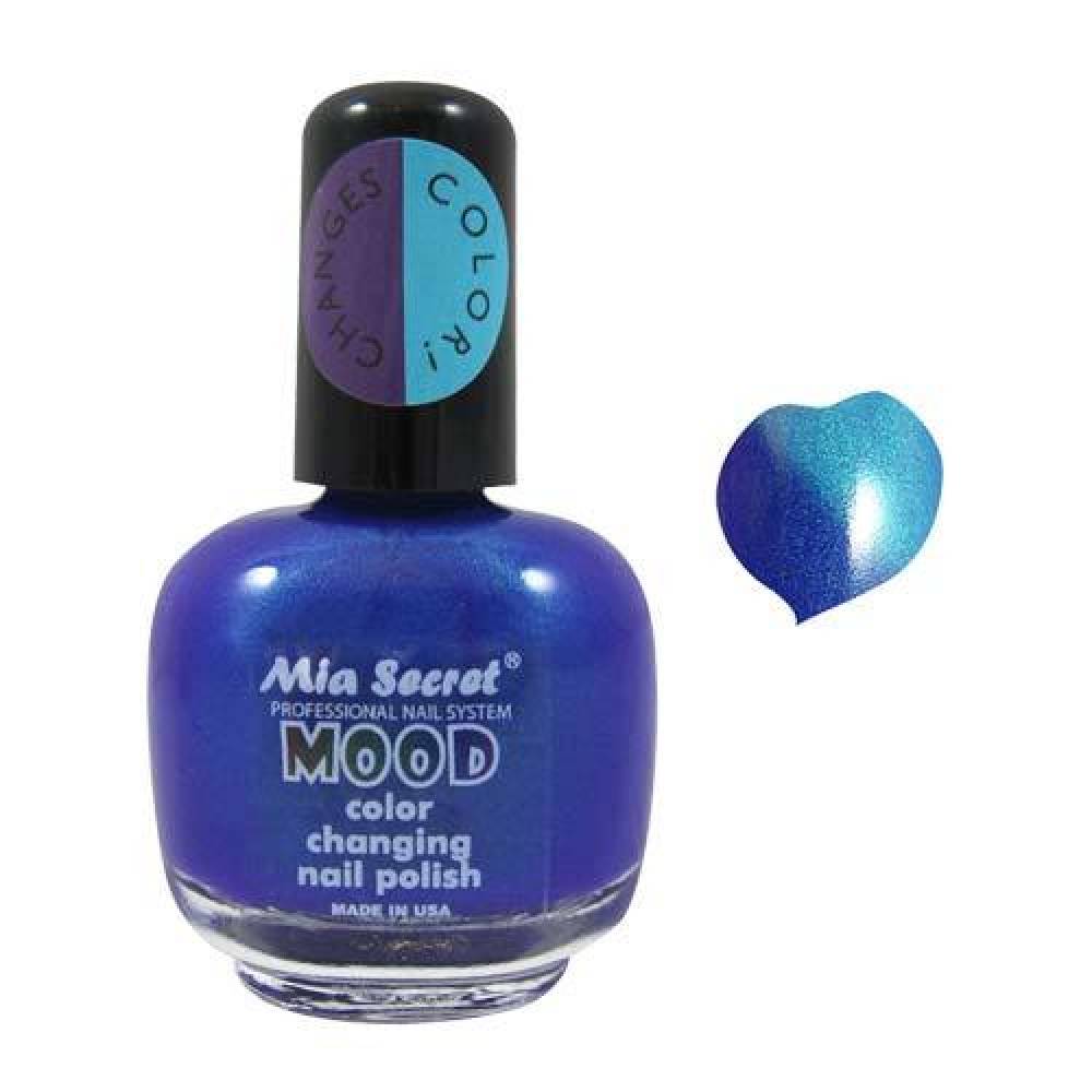 MIA SECRET Mood Nail Polish - Morado-Azul 0.5oz.