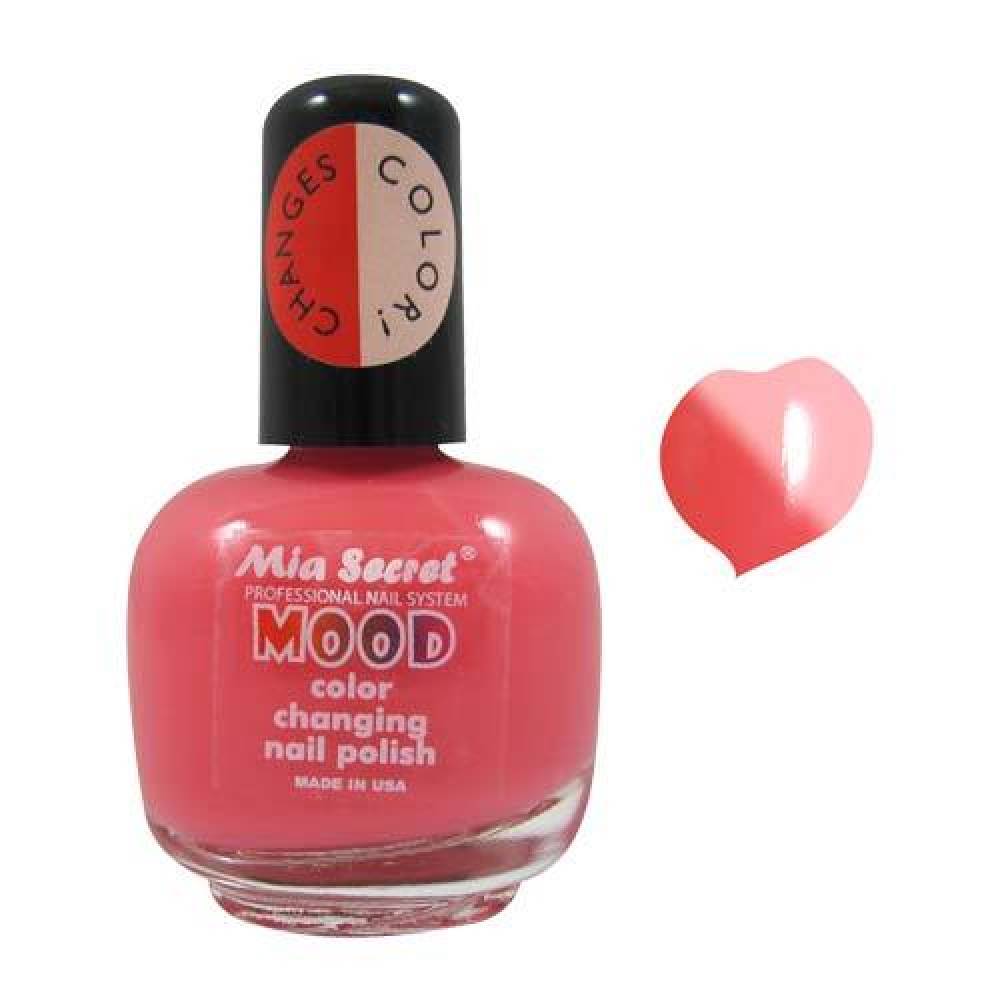 MIA SECRET Mood Nail Polish - Pink-Peach 0.5oz.