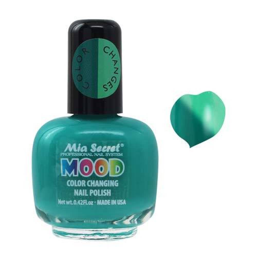 MIA SECRET Mood Nail Polish - Turquoise-Aqua 0.5oz.