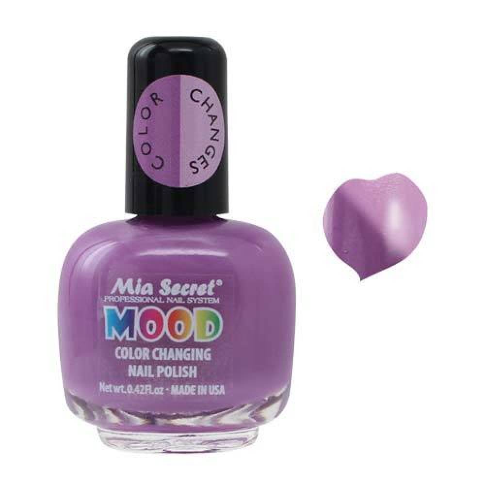 MIA SECRET Mood Nail Polish - Violet-Lilac 0.5oz.