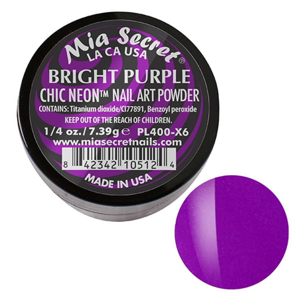 MIA SECRET Nail Art Powder - Chic Neon Collection