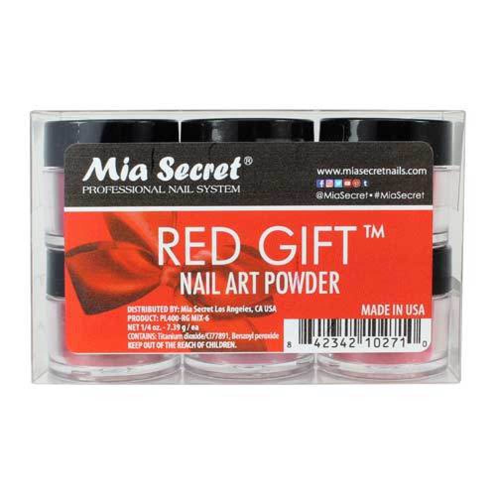 MIA SECRET Nail Art Powder - Red Gift Collection