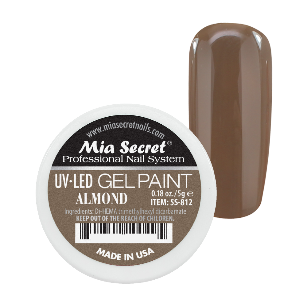 MIA SECRET UV/LED Gel Paint - Almond 0.18oz./5g.