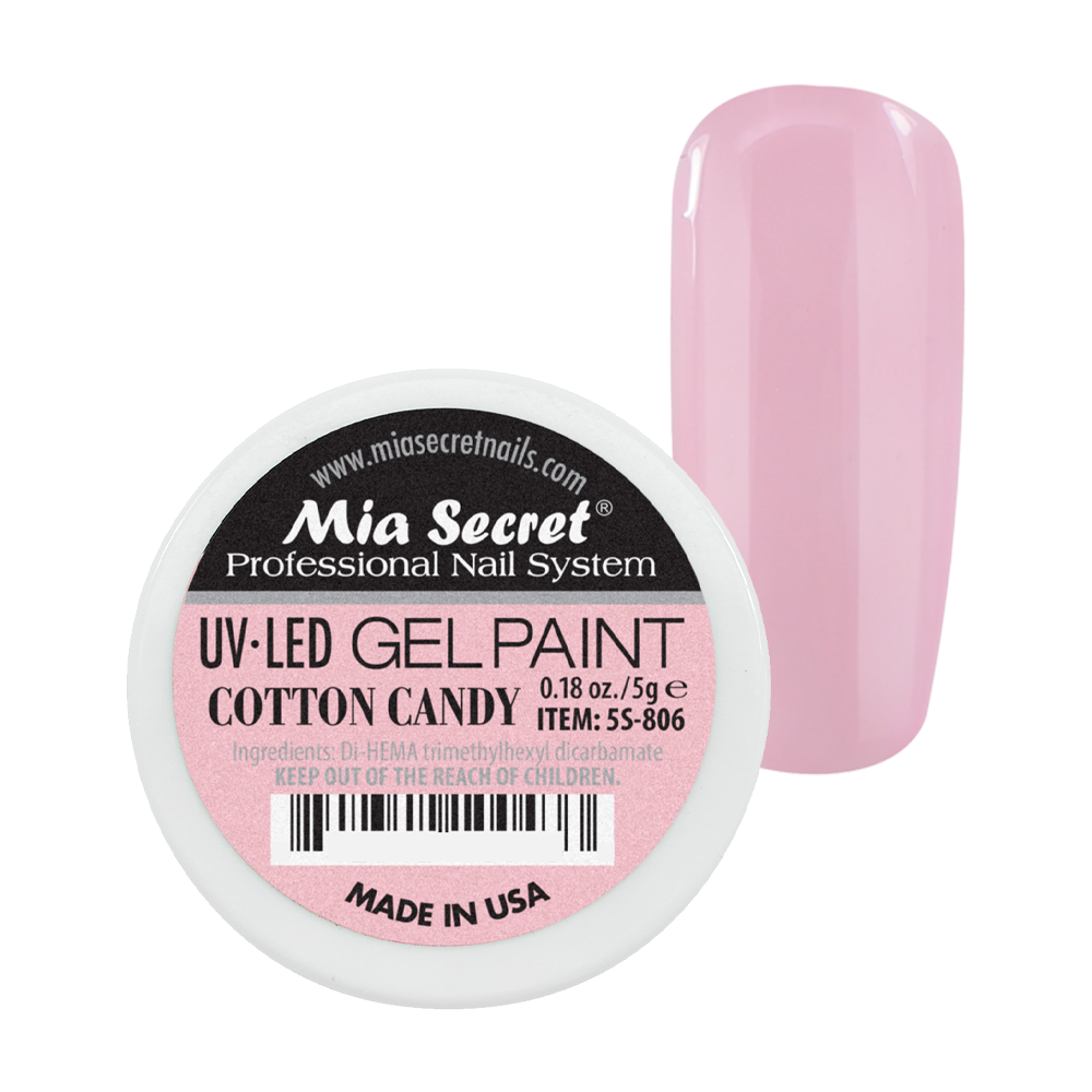 MIA SECRET UV/LED Gel Paint - Cotton Candy 0.18oz./5g.