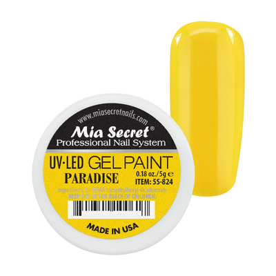 MIA SECRET UV/LED Gel Paint - Paradise 0.18oz./5g.