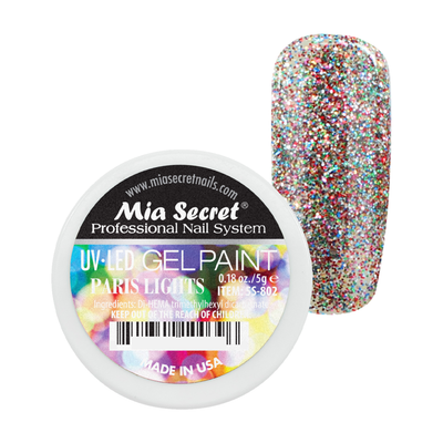 MIA SECRET UV/LED Gel Paint - Paris Lights 0.18oz./5g.