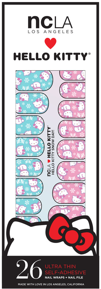 NCLA Hello Kitty Nail Wraps - Snow Day