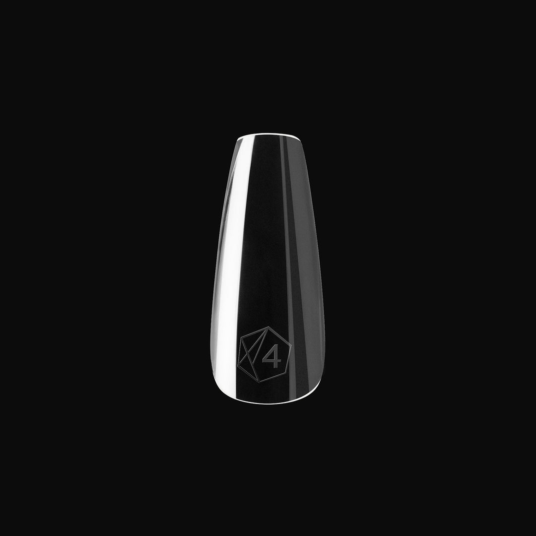 APRES - Gel-X Natural Coffin Medium 2.0 Box of Tips 14 sizes