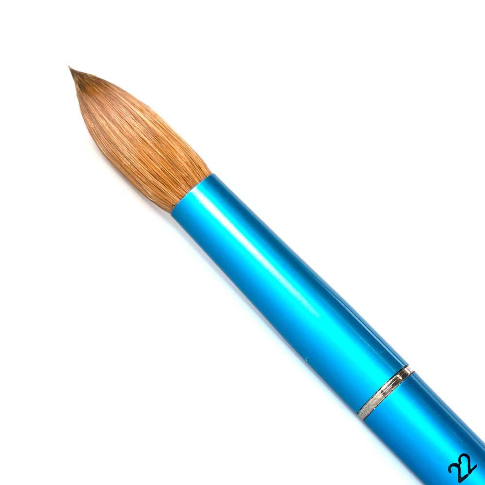 NDB - Kolinsky Acrylic Brush #22 (Blue)
