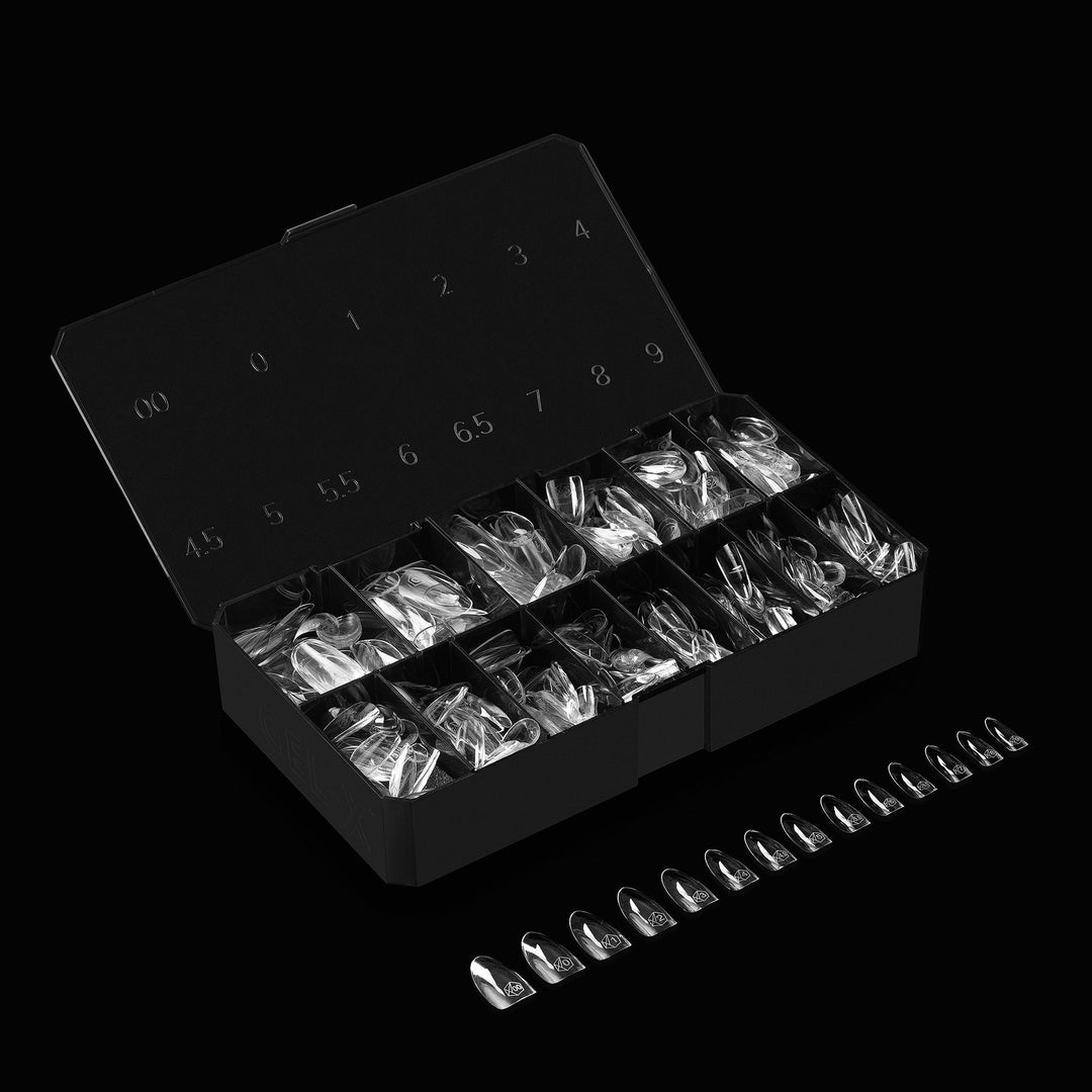 APRES - Gel-X Natural Round Medium 2.0 Box of Tips 14 sizes