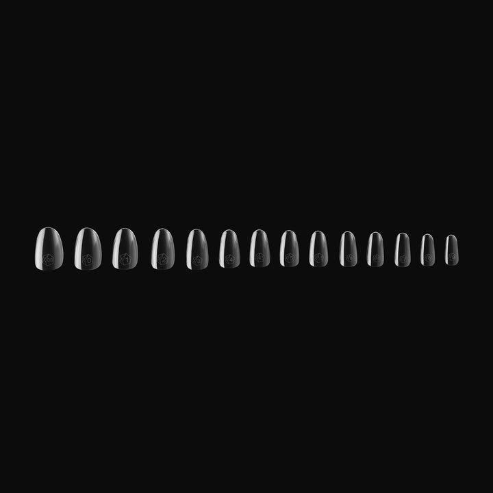 APRES - Gel-X Natural Round Short 2.0 Box of Tips 14 sizes