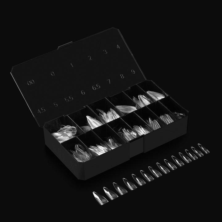 APRES - Gel-X Natural Stiletto Long 2.0 Box of Tips 14 sizes