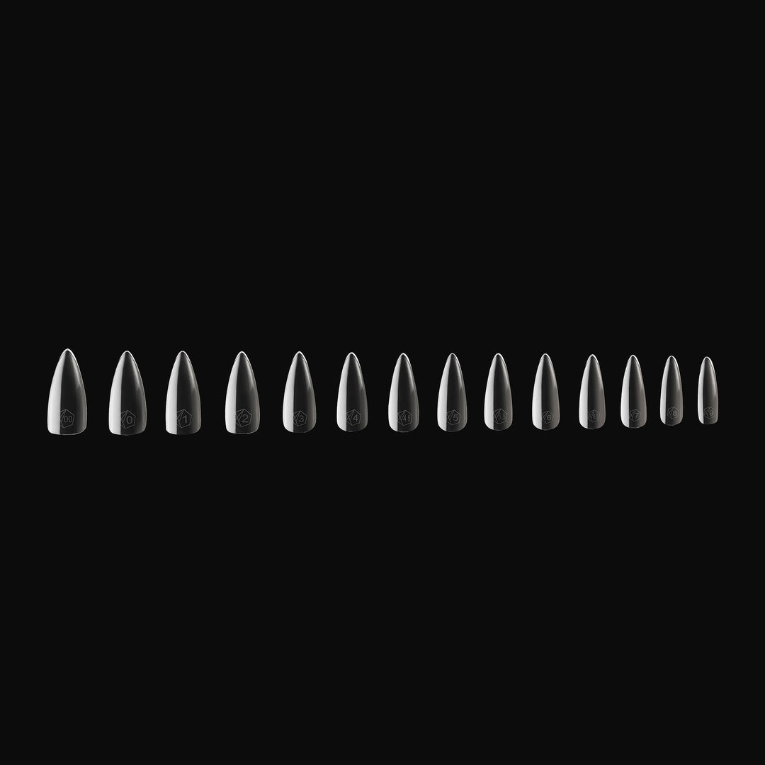 APRES - Gel-X Natural Stiletto Medium 2.0 Box of Tips 14 sizes