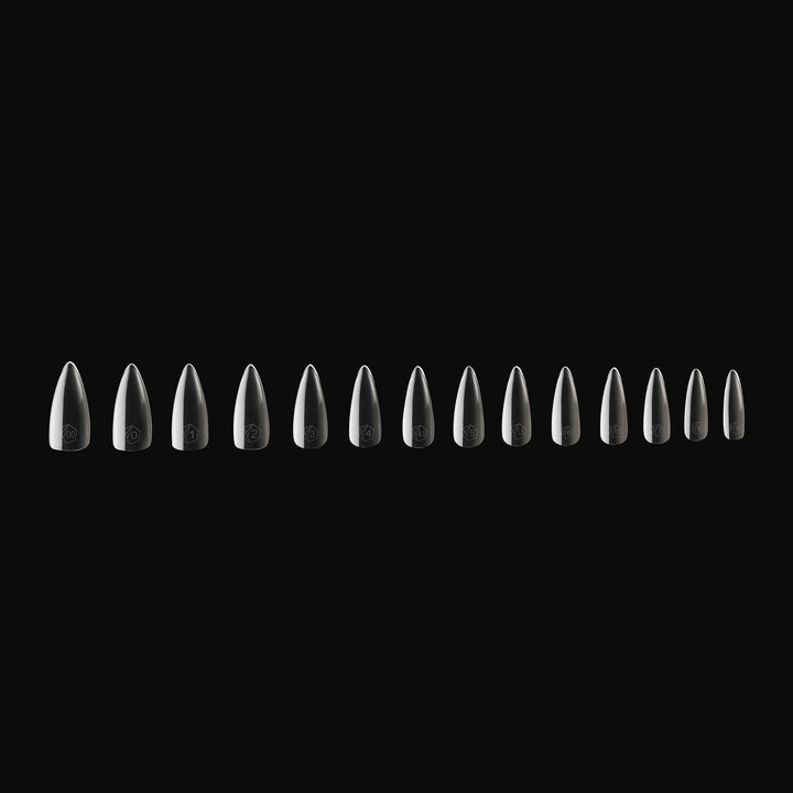 APRES - Gel-X Natural Stiletto Medium 2.0 Box of Tips 14 sizes