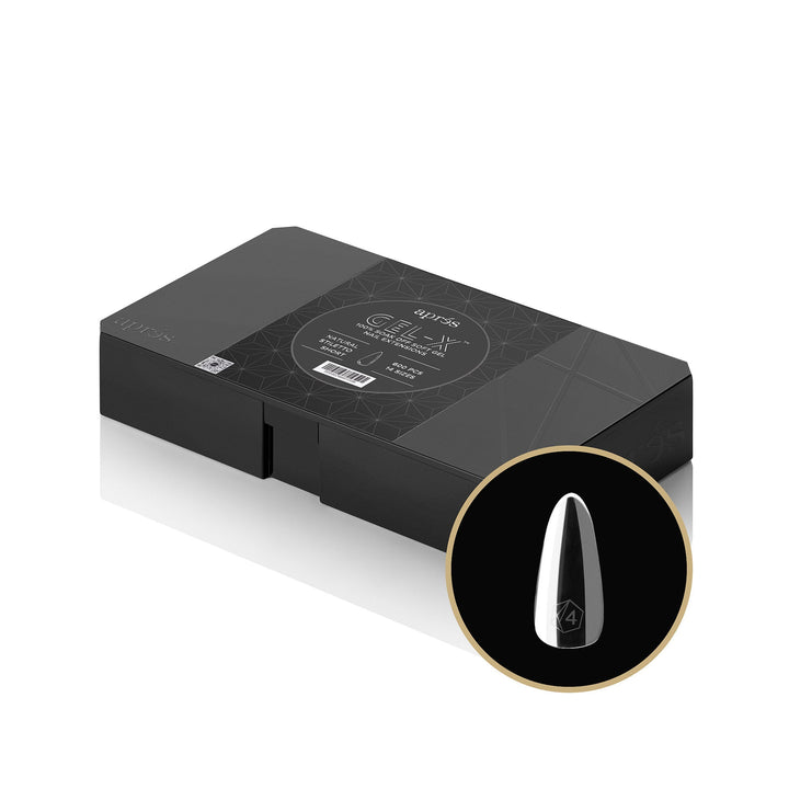 APRES - Gel-X Natural Stiletto Short 2.0 Box of Tips 14 sizes