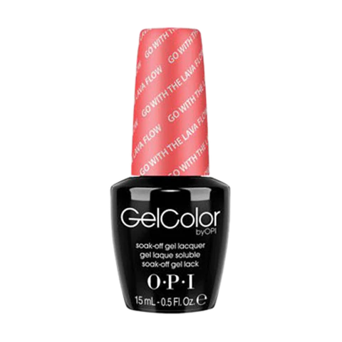 OPI GEL *OLD BOTTLE* - DISCONTINUED Go with the Lava Flow GC H69