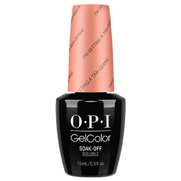 OPI GEL *OLD BOTTLE* - DISCONTINUED I'm Getting a Tan-Gerine GC R68