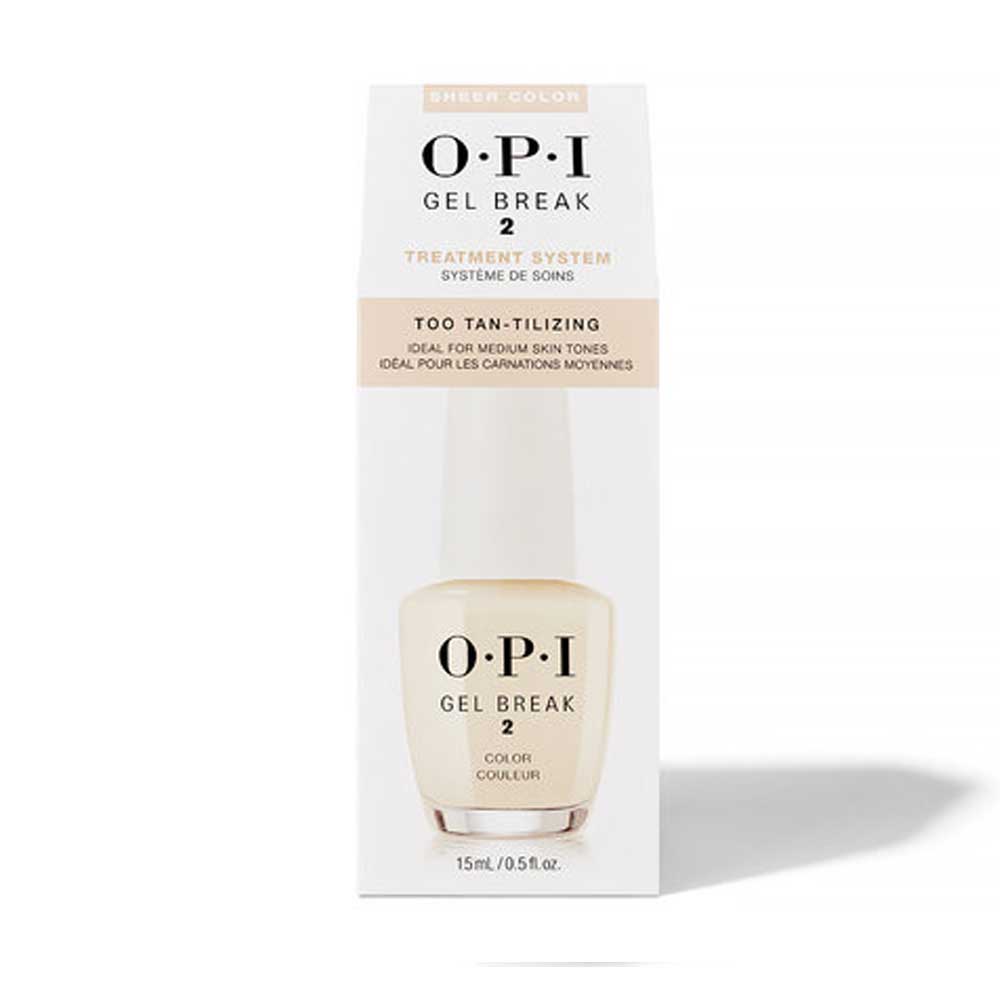 OPI Gel Break - Step 2 Too Tan-tilizing