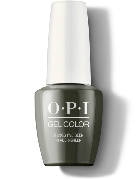 OPI Gel Color - Things I've Seen In Aber-Green GC U15