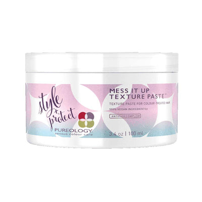 PUREOLOGY - Style + Protect Mess It Up Texture Paste 3.4oz.