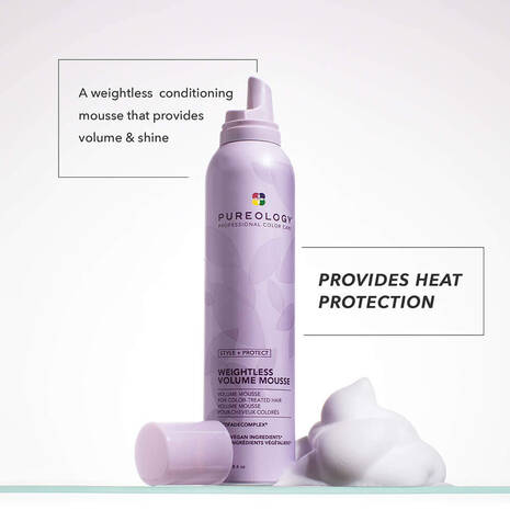 PUREOLOGY - Style + Protect Weightless Volume Mousse 8.4 oz