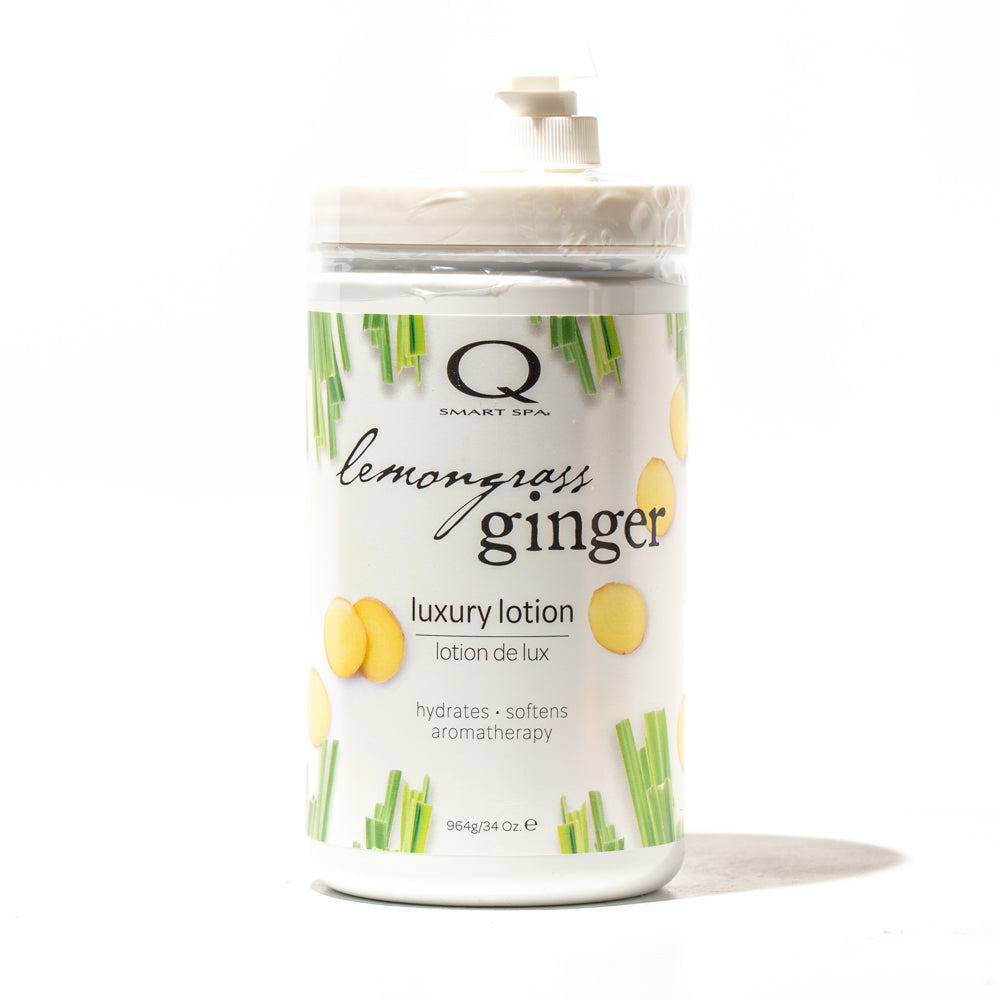 QTICA - Lemongrass Ginger Luxury Lotion 34oz.