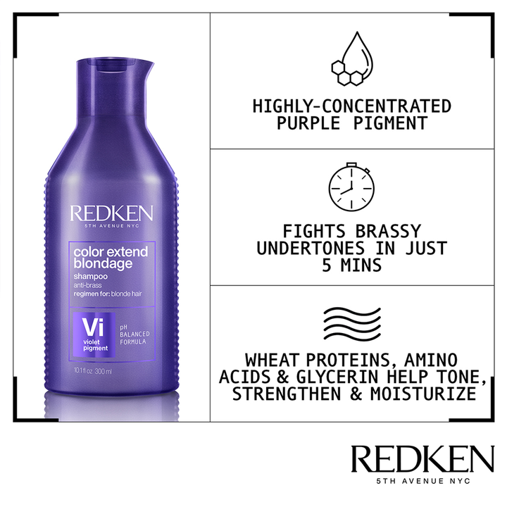 REDKEN - Color Extend Blondage Color Depositing Purple Shampoo Liter