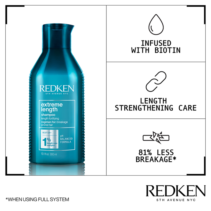 REDKEN - Extreme Length Shampoo with Biotin