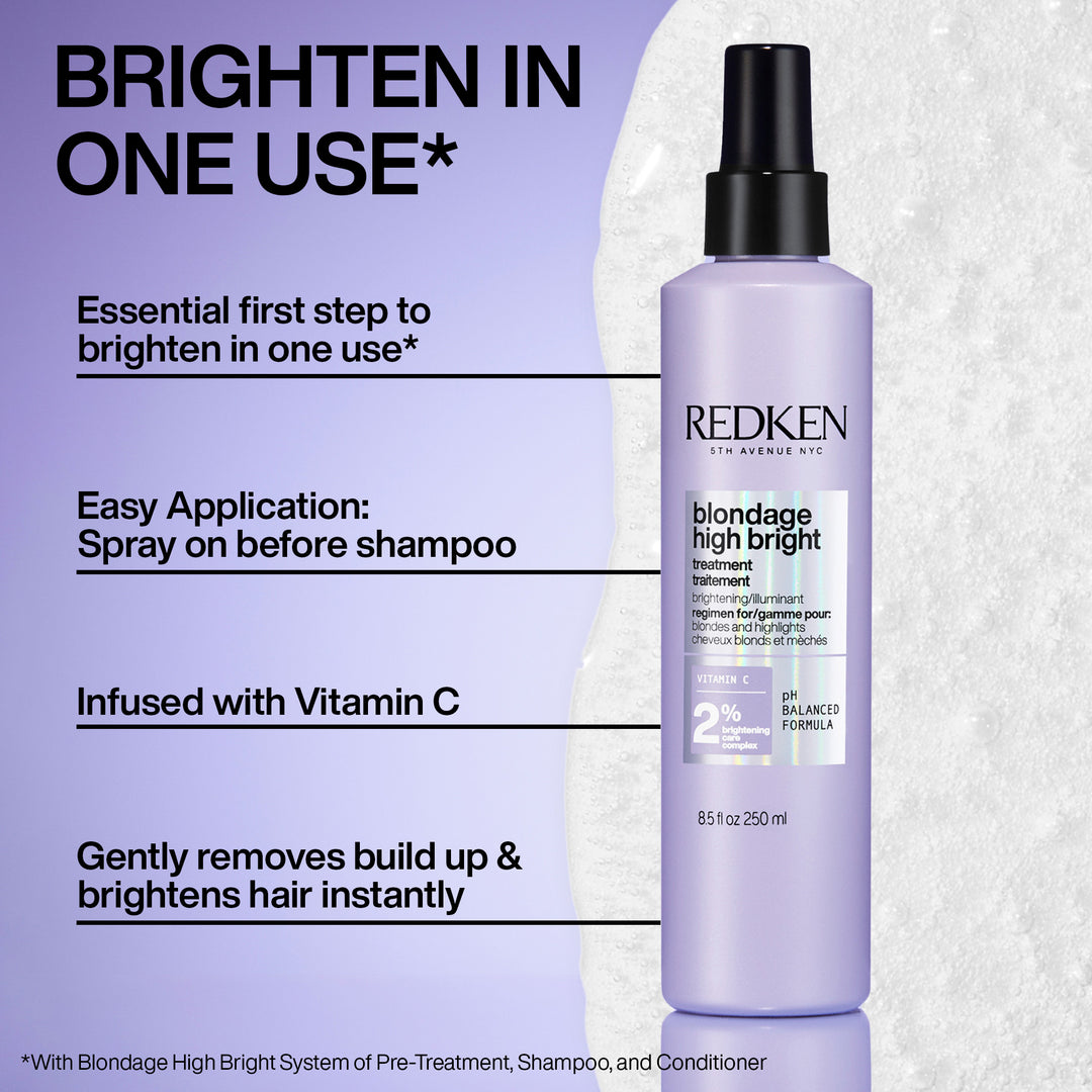 REDKEN - Blondage High Bright Pre-Shampoo Treatment 8.5 fl oz