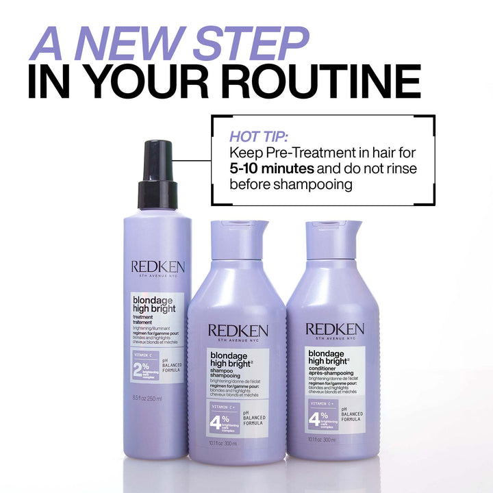REDKEN - Blondage High Bright Pre-Shampoo Treatment 8.5 fl oz