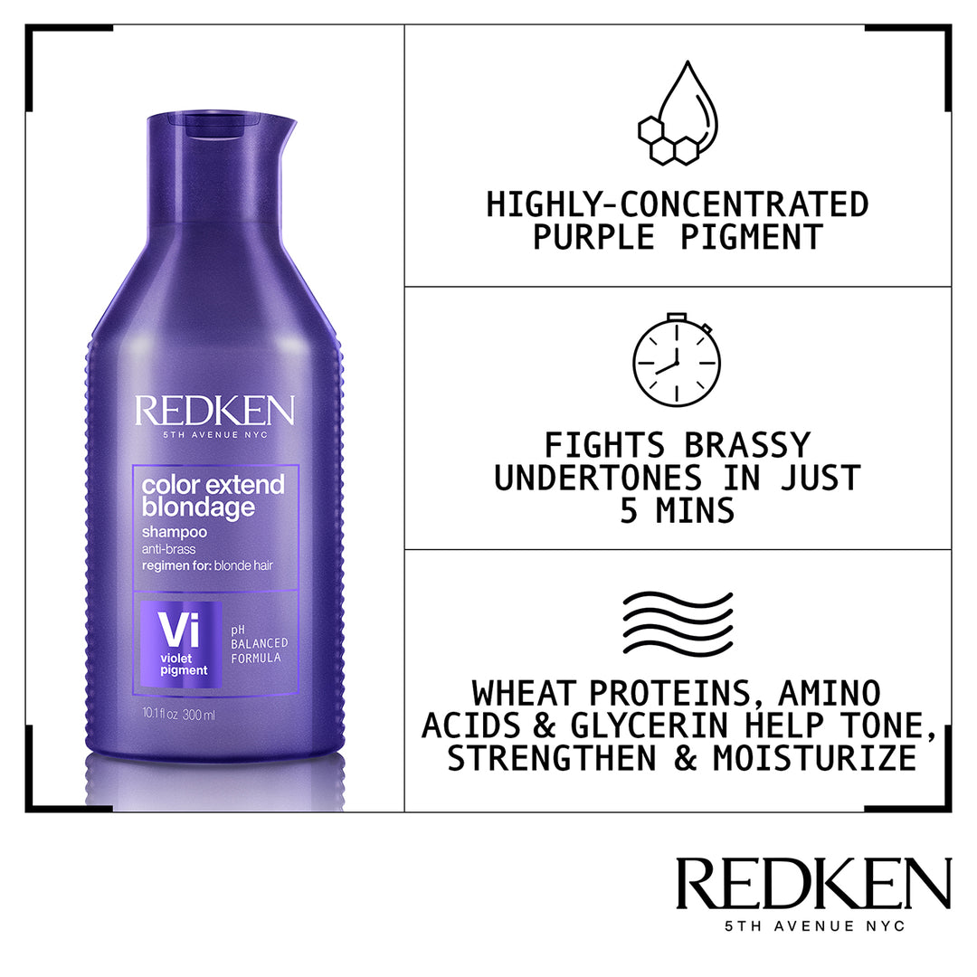 REDKEN - Color Extend Blondage Shampoo Violet Pigment 10.1 fl oz