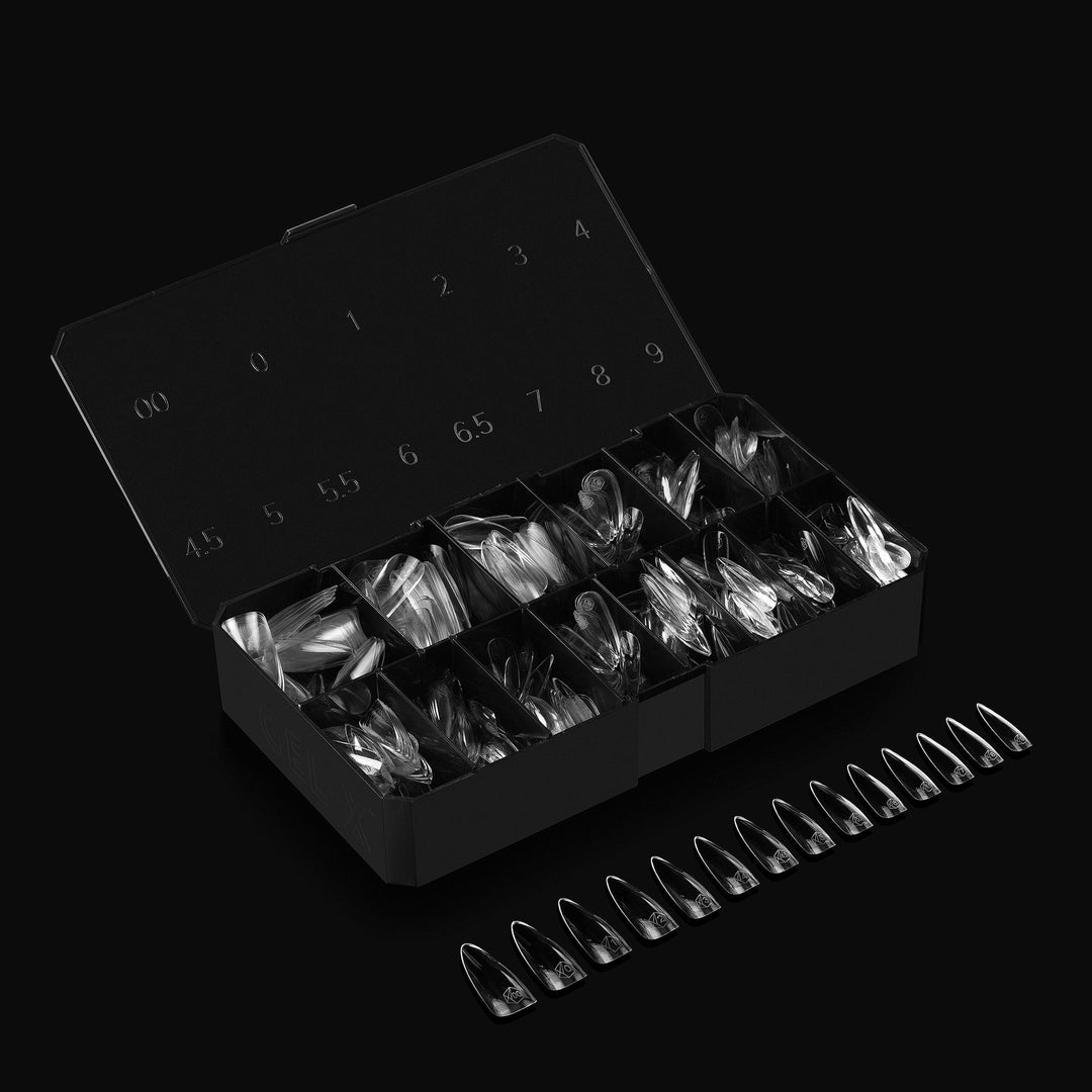 APRES - Gel-X Sculpted Almond Long 2.0 Box of Tips 14 sizes
