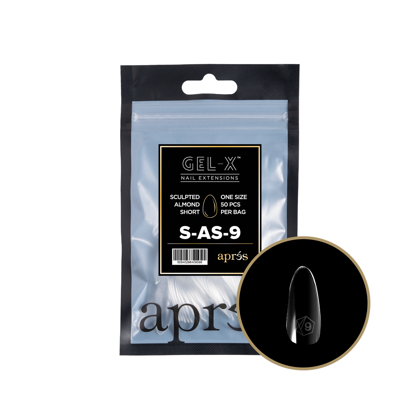 APRES - GEL-X® SCULPTED ALMOND SHORT REFILL BAG 2.0