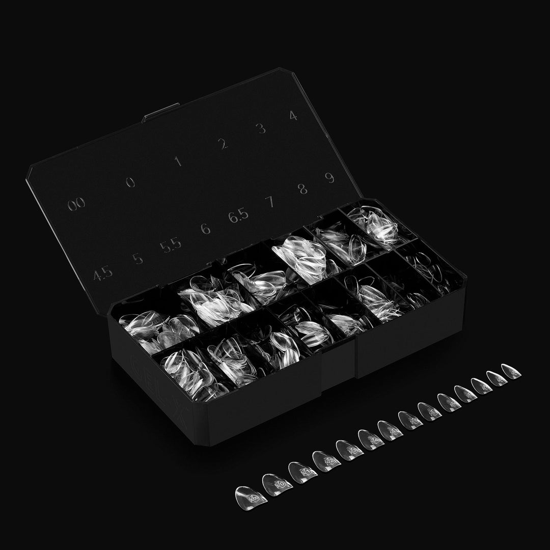 APRES - Gel-X Sculpted Almond Short 2.0 Box of Tips 14 sizes