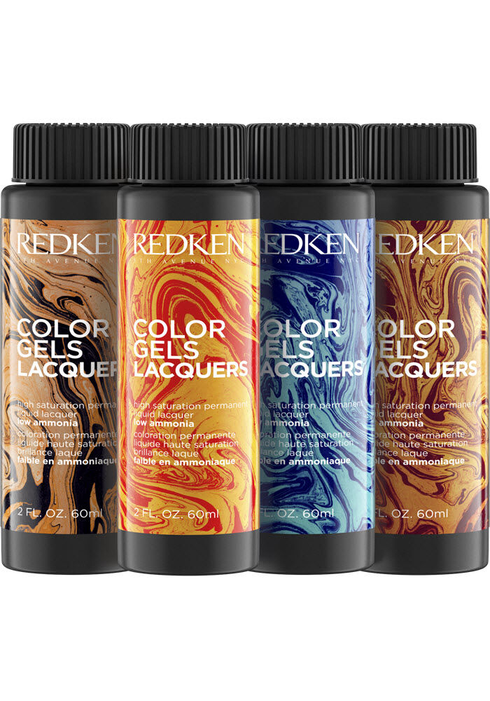 REDKEN - Color Gels Lacquers Permanent Liquid Color 2oz.