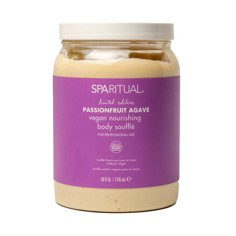 SPARITUAL - Passionfruit Agave Vegan Body Soufflé - Professional Size 59oz.