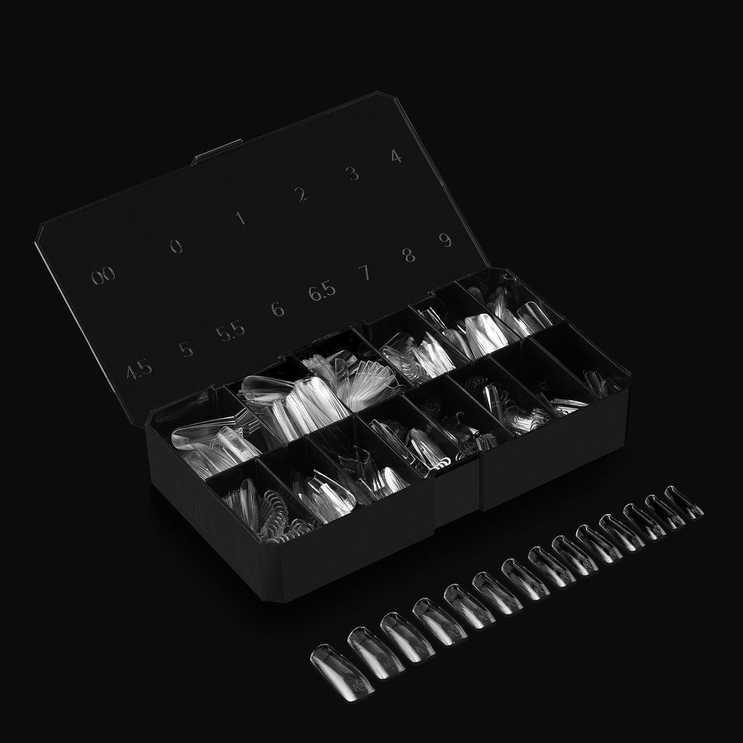 APRES - Gel-X Sculpted Square Long 2.0 Box of Tips 14 sizes