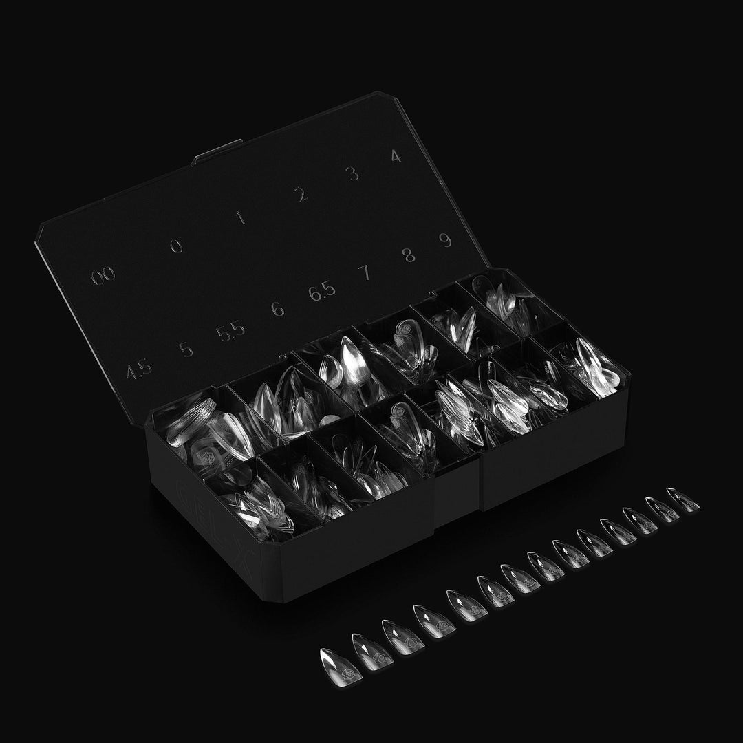 APRES - Gel-X Sculpted Stiletto Medium 2.0 Box of Tips 14 sizes