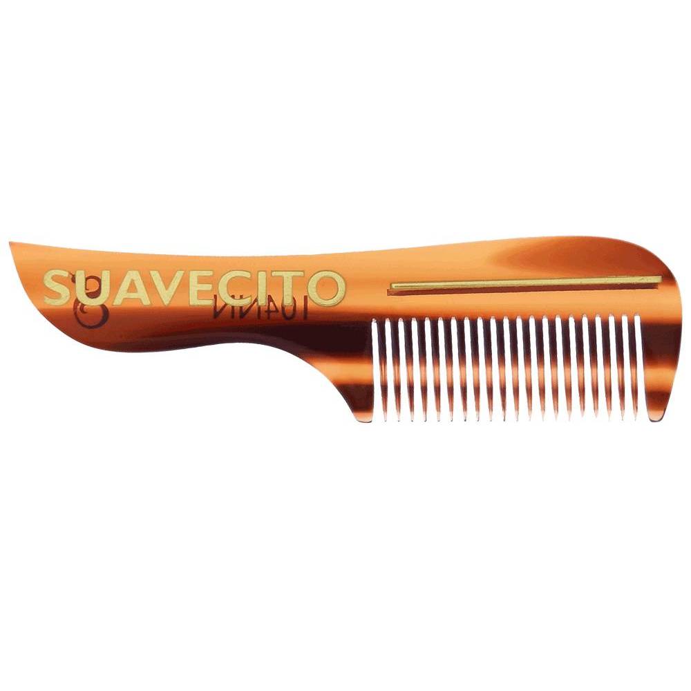 SUAVECITO - Deluxe Amber Mustache Comb