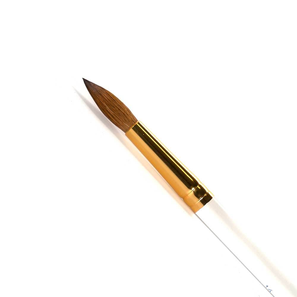 SUPER CHERI - Kolinsky Acrylic Brush #14 (Clear)