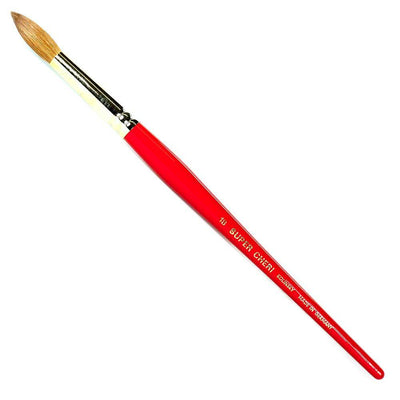 SUPER CHERI - Kolinsky Acrylic Brush #18 (Red)