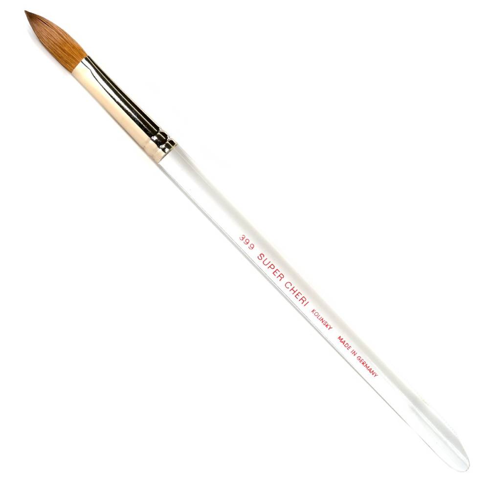 SUPER CHERI - Kolinsky Acrylic Brush #399 (Clear)