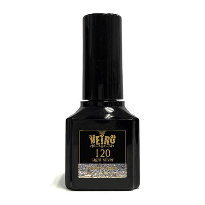 VETRO Black Line Gel Polish - B120 Light Silver