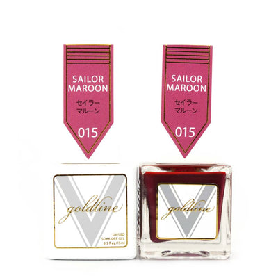 VETRO Gold Line Gel Polish - 015 Sailor Maroon