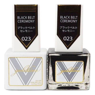 VETRO Gold Line Gel Polish - 023 Black Belt Ceremony