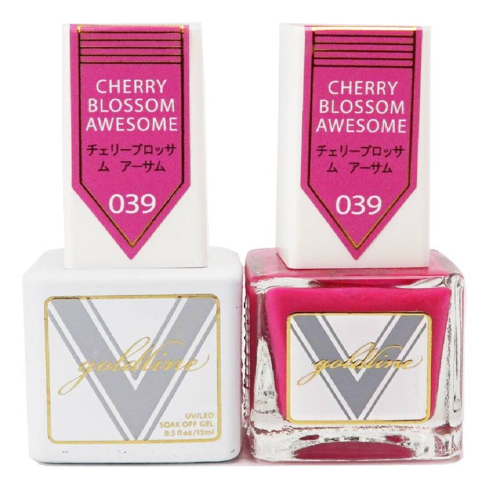 VETRO Gold Line Gel Polish - 039 Cherry Blossom Awesome